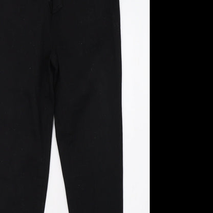 Womens UK Size 10 Preworn Regular Fit Skinny Black Jeans