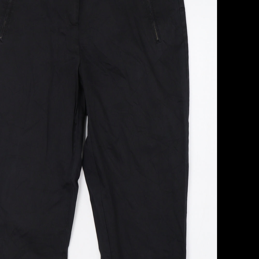 Promod Womens Black   Straight Jeans Size 14 L28 in