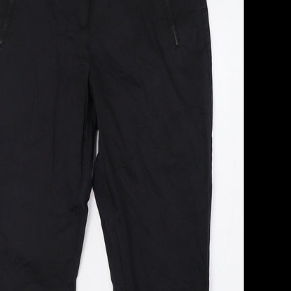 Promod Womens Black   Straight Jeans Size 14 L28 in