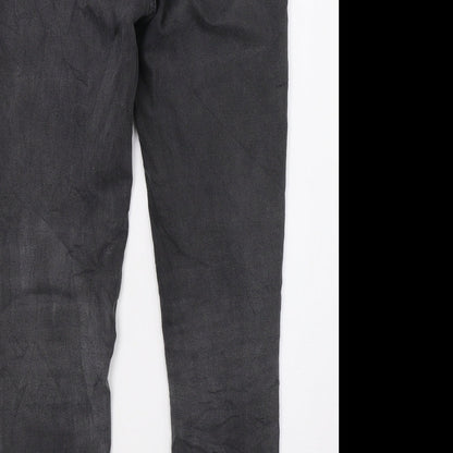 Womens UK Size 10 Preworn Regular Fit Skinny Grey Jeans
