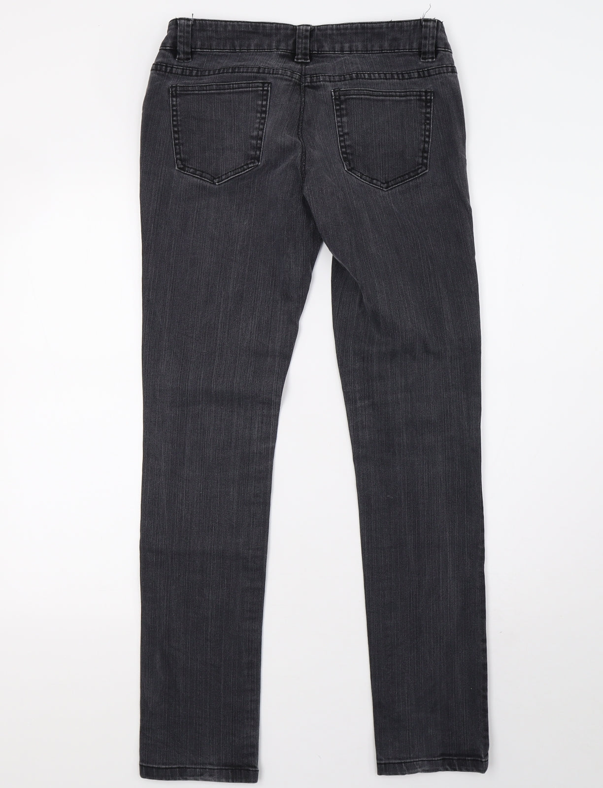 Miss Selfridge Womens Grey  Denim Skinny Jeans Size 10 L32 in