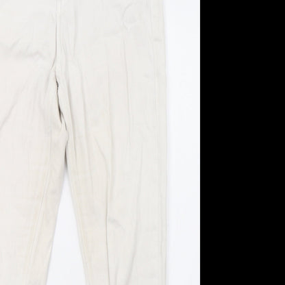 momokrem Womens White  Denim Straight Jeans Size 14 L28 in