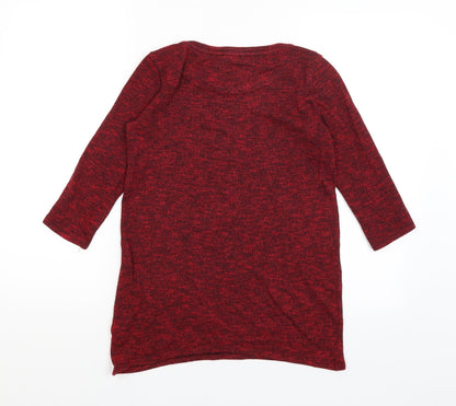 George Womens Red   Basic T-Shirt Size 10