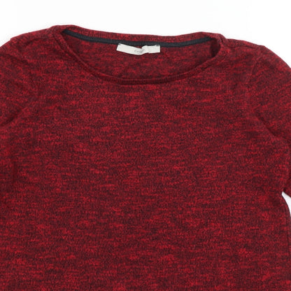 George Womens Red   Basic T-Shirt Size 10