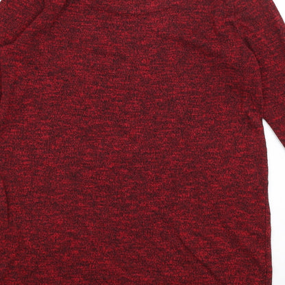 George Womens Red   Basic T-Shirt Size 10