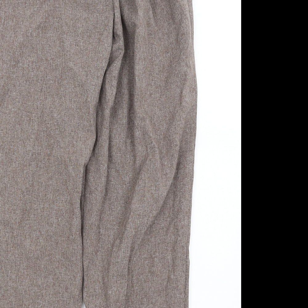 Womens UK Size 16 Emma Collection Regular Fit  Brown Trousers