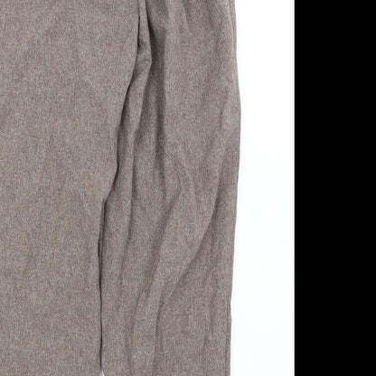 Womens UK Size 16 Emma Collection Regular Fit  Brown Trousers