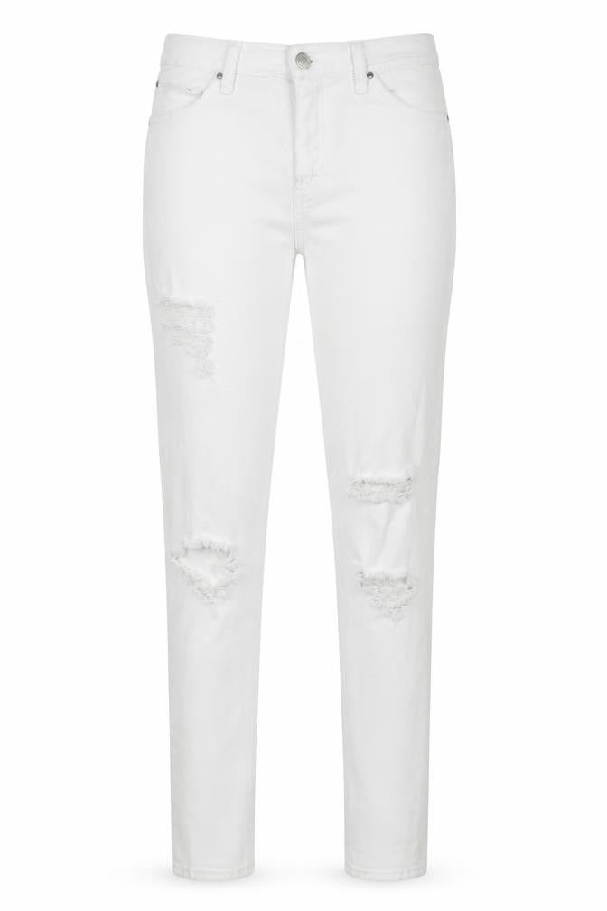 Womens UK Size 28 in Topshop Regular Fit Skinny White Jeans