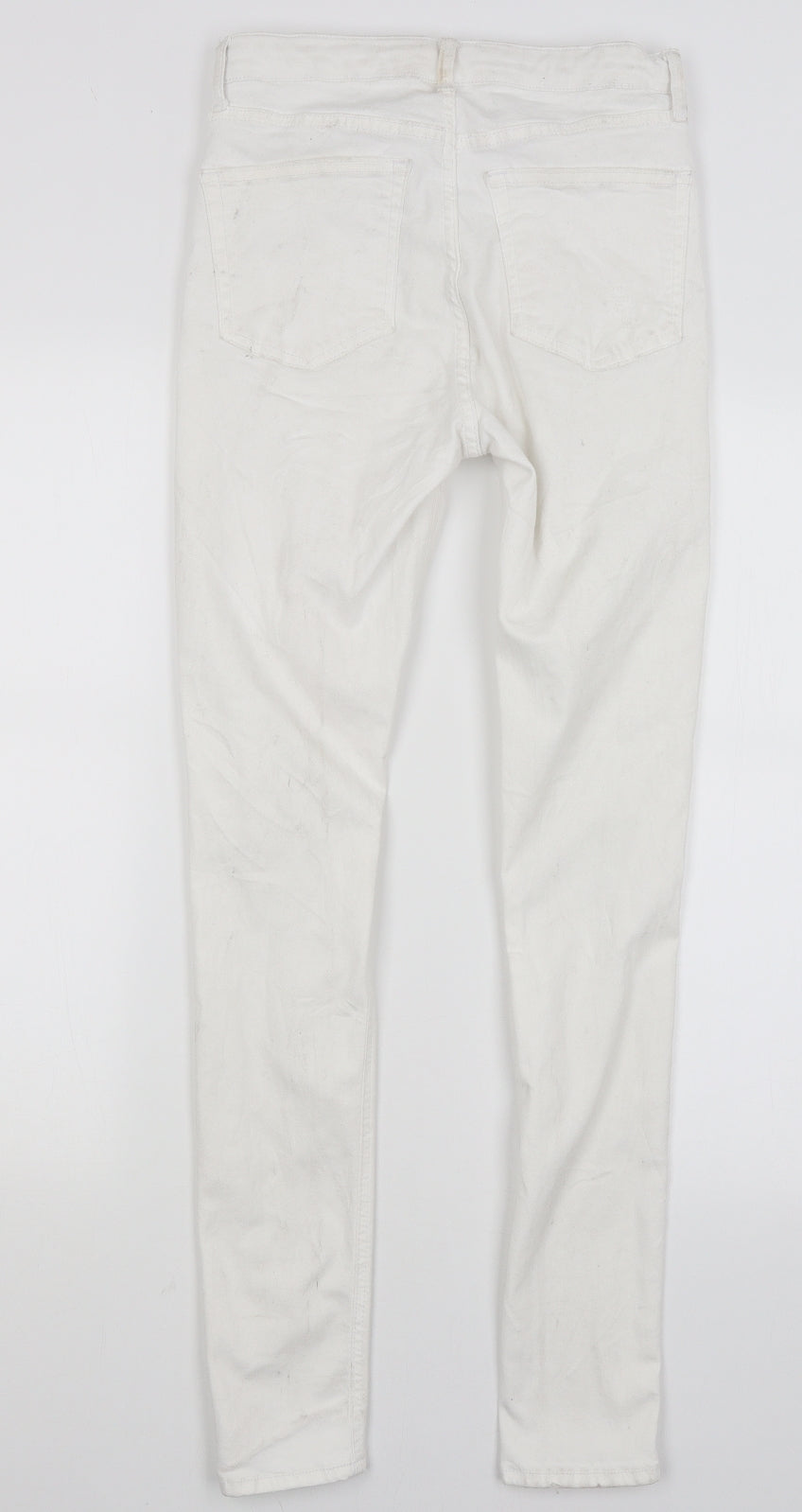 Topshop Womens White   Skinny Jeans Size 28 in L29 in
