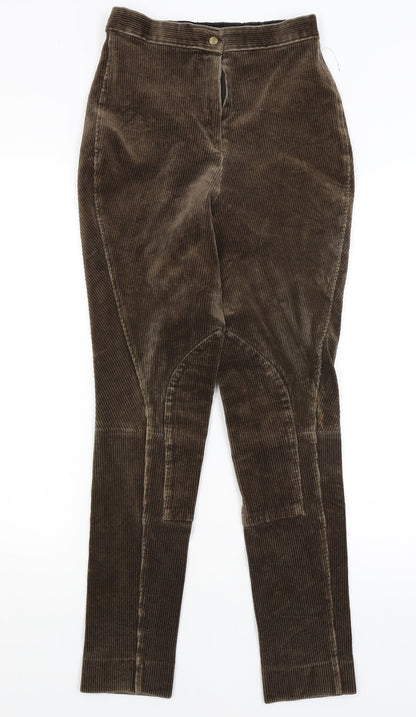 Womens UK Size 30 in Preworn Regular Fit  Brown Trousers
