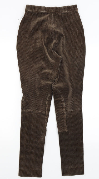 Womens UK Size 30 in Preworn Regular Fit  Brown Trousers