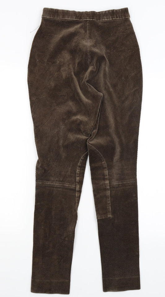Womens UK Size 30 in Preworn Regular Fit  Brown Trousers