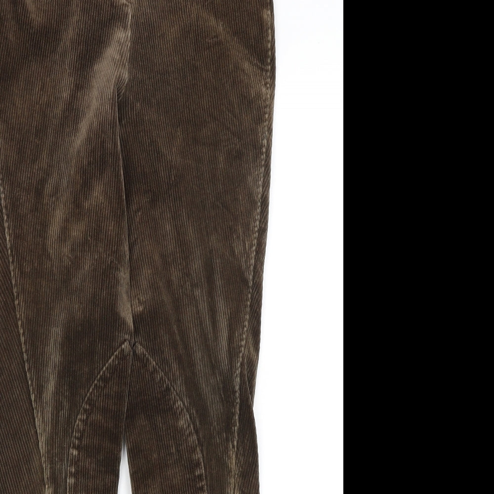 Womens UK Size 30 in Preworn Regular Fit  Brown Trousers