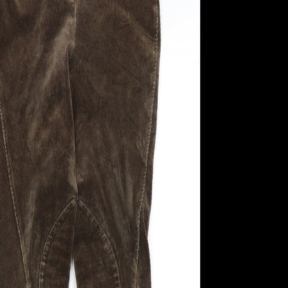 Womens UK Size 30 in Preworn Regular Fit  Brown Trousers
