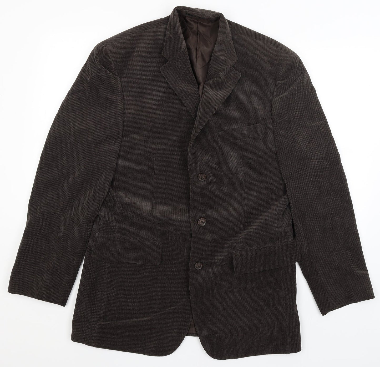 Mens UK Size M Greenwoods Regular Brown Suit Jacket