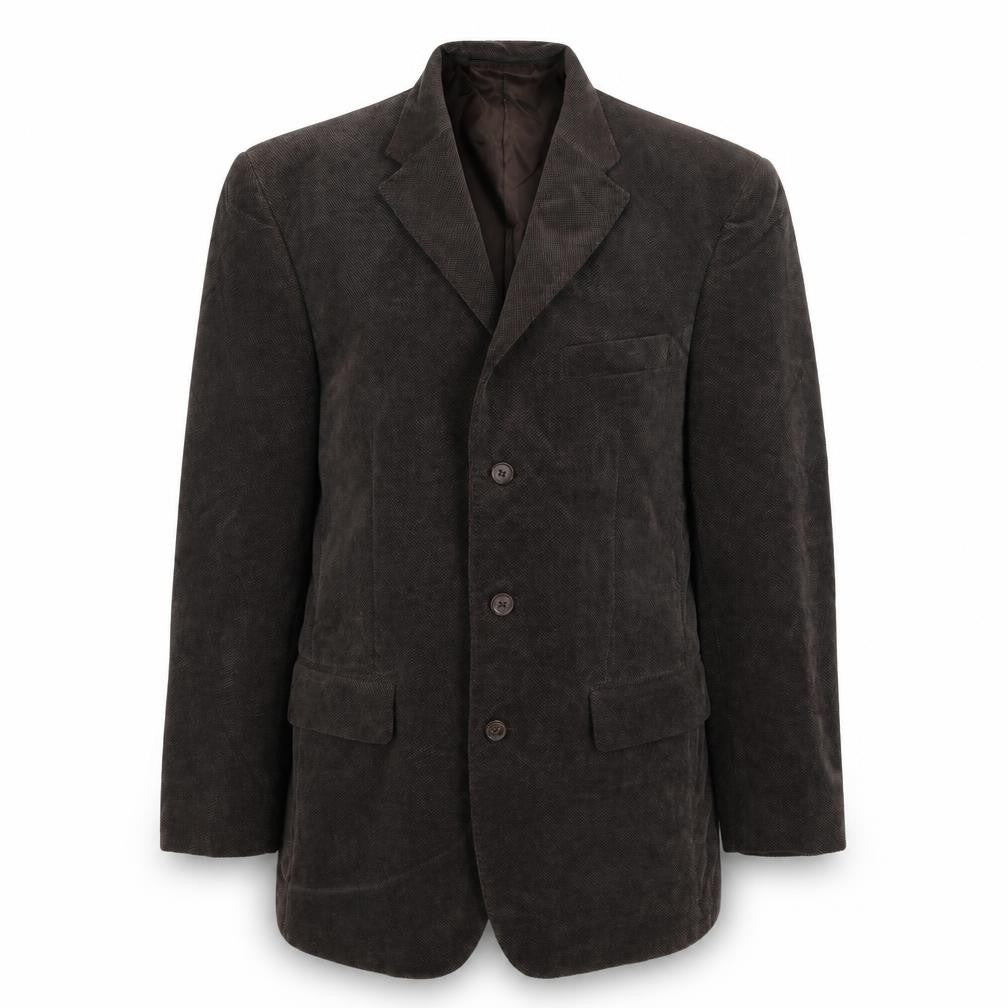 Mens UK Size M Greenwoods Regular Brown Suit Jacket