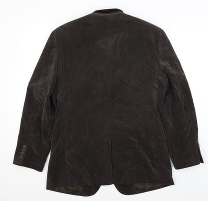 Mens UK Size M Greenwoods Regular Brown Suit Jacket