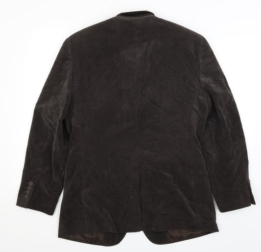 Mens UK Size M Greenwoods Regular Brown Suit Jacket