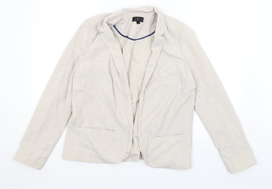Topshop Womens Ivory   Jacket Blazer Size 12