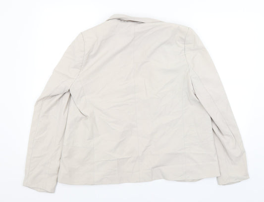 Topshop Womens Ivory   Jacket Blazer Size 12