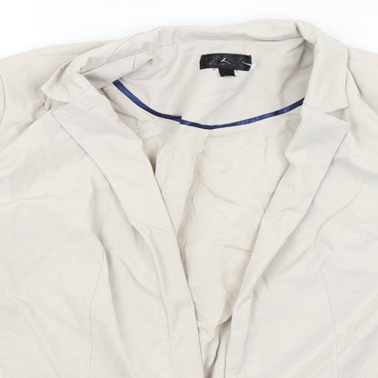 Topshop Womens Ivory   Jacket Blazer Size 12