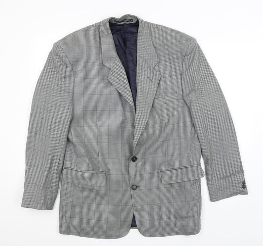 Mens UK Size L Chatsworth Regular Grey Suit Jacket