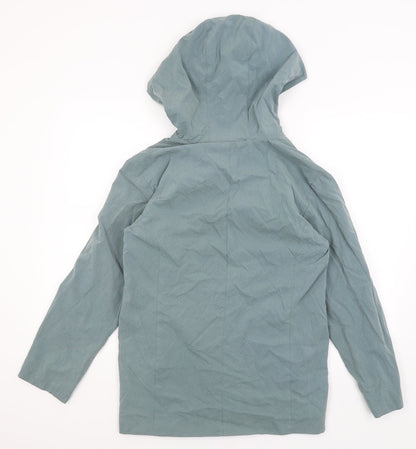 Womens UK Size S Astraka Blue Rain Coat