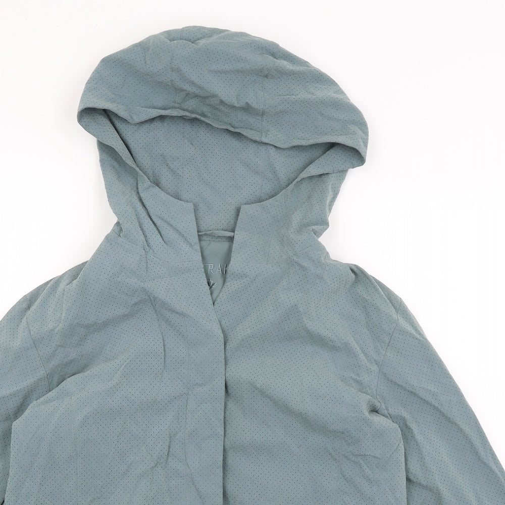 Womens UK Size S Astraka Blue Rain Coat