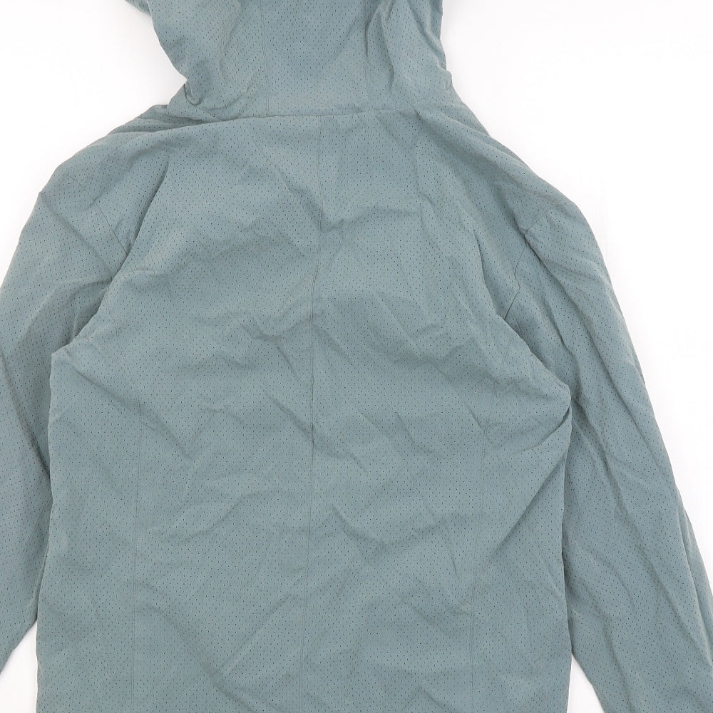 Womens UK Size S Astraka Blue Rain Coat