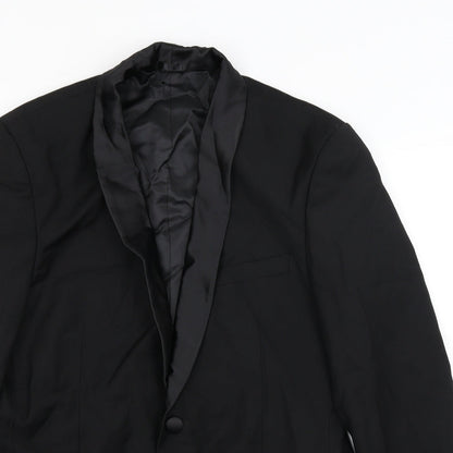 Taylor & Quiff Mens Black   Jacket Blazer Size L