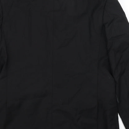Taylor & Quiff Mens Black   Jacket Blazer Size L