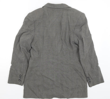 M&S Womens Grey   Jacket Blazer Size 10