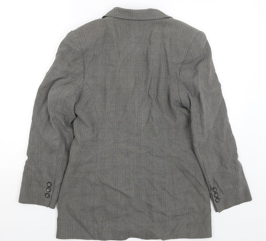 M&S Womens Grey   Jacket Blazer Size 10