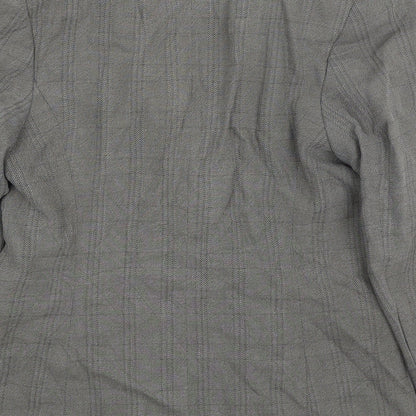 M&S Womens Grey   Jacket Blazer Size 10