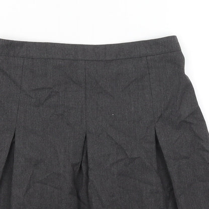 George Girls Grey   Pleated Skirt Size 10-11 Years