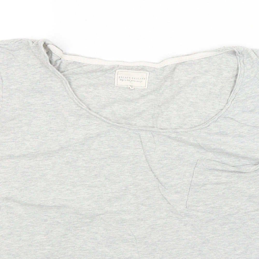 Womens UK Size 14 NEXT Grey Basic T-Shirt