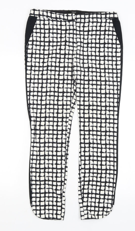 Womens UK Size 8 NEXT Regular Fit  Black Trousers
