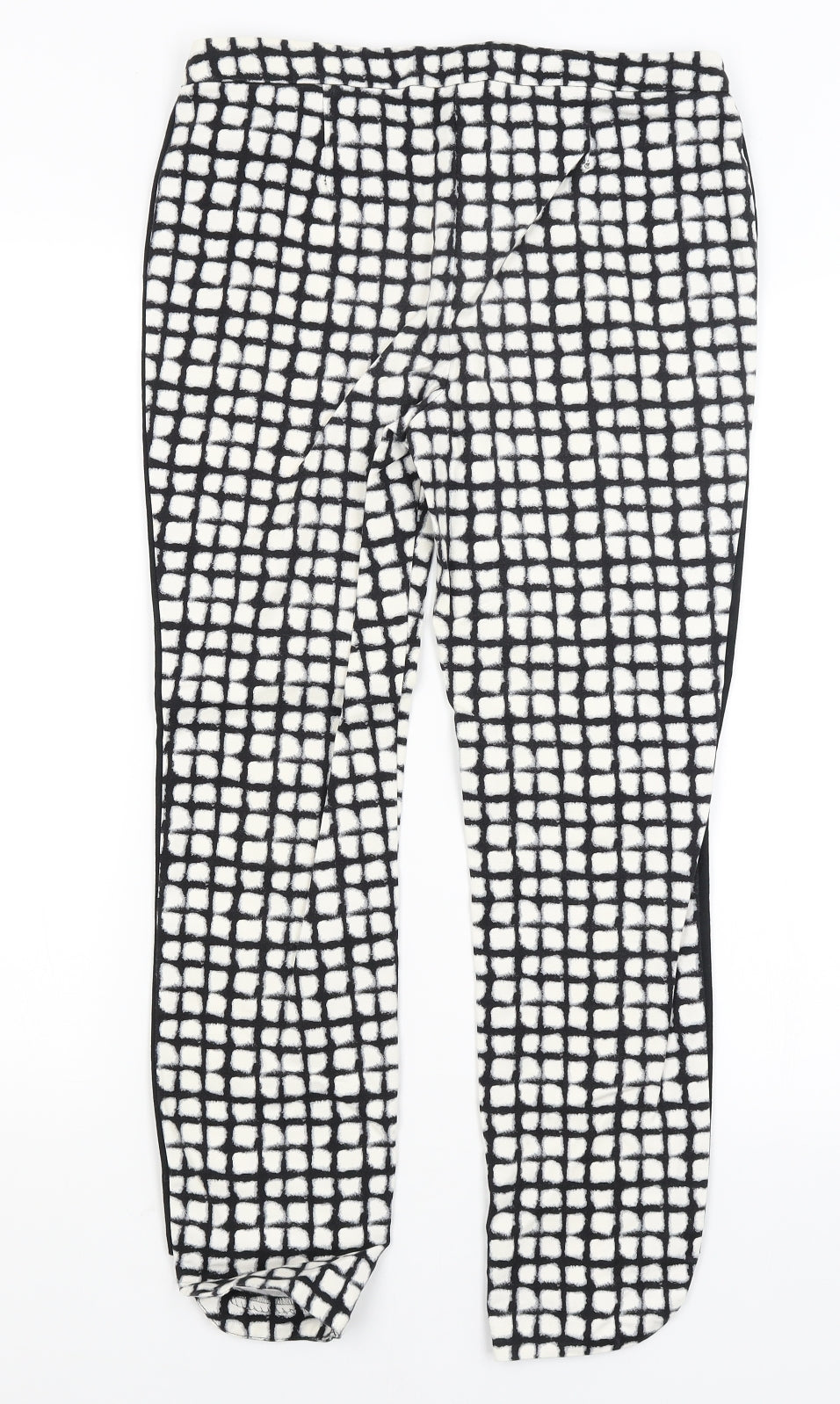 Womens UK Size 8 NEXT Regular Fit  Black Trousers
