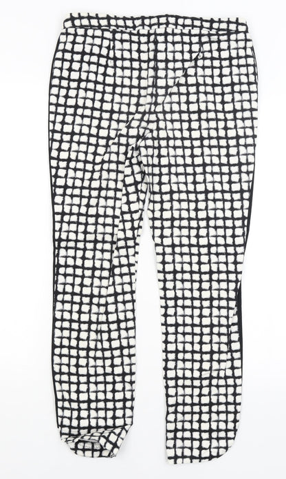 Womens UK Size 8 NEXT Regular Fit  Black Trousers