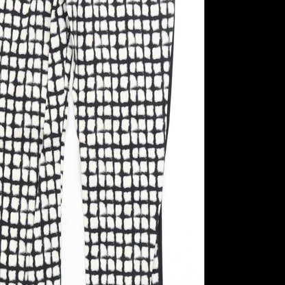 Womens UK Size 8 NEXT Regular Fit  Black Trousers
