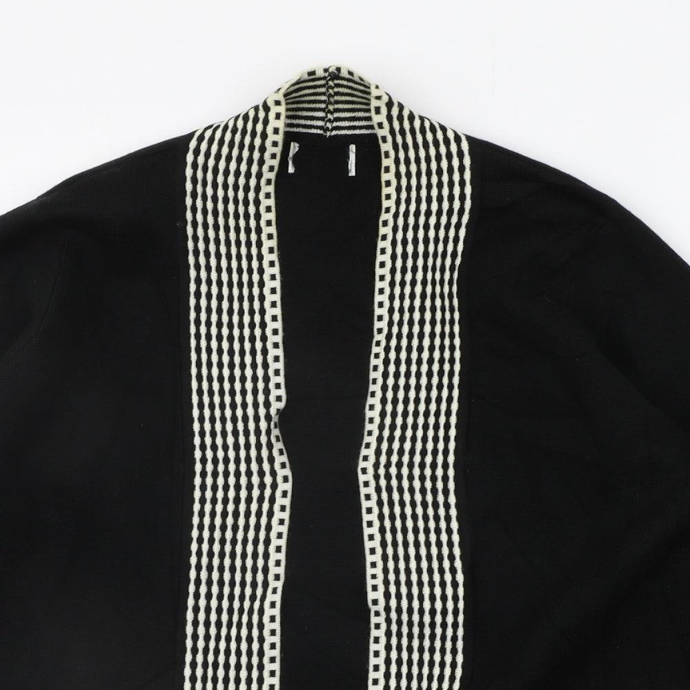 Womens UK Size S Preworn Black Cardigan Jumper