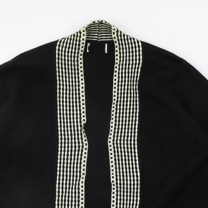Womens UK Size S Preworn Black Cardigan Jumper