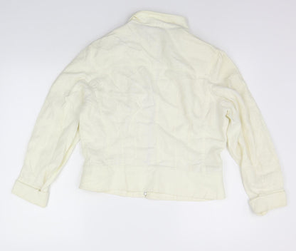 Per Una Womens White   Jacket Coat Size 14
