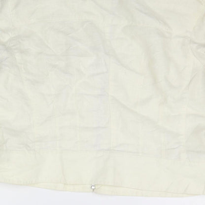 Per Una Womens White   Jacket Coat Size 14