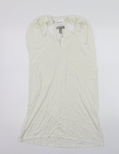 ASOS Womens White   Jumper Dress  Size 8