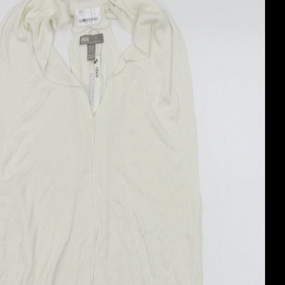 ASOS Womens White   Jumper Dress  Size 8