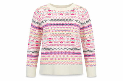 Gap Girls Pink Geometric  Pullover Jumper Size XS