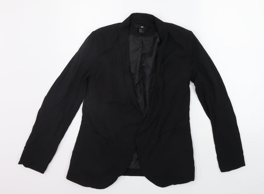 Womens UK Size 4 H&M Black Jacket