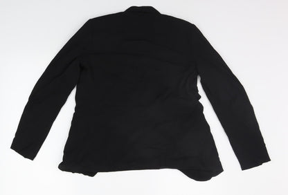 Womens UK Size 4 H&M Black Jacket