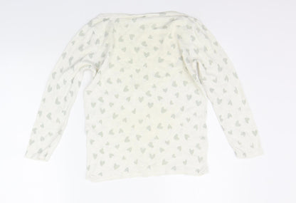 Womens UK Size 10 NEXT White Pullover Jumper